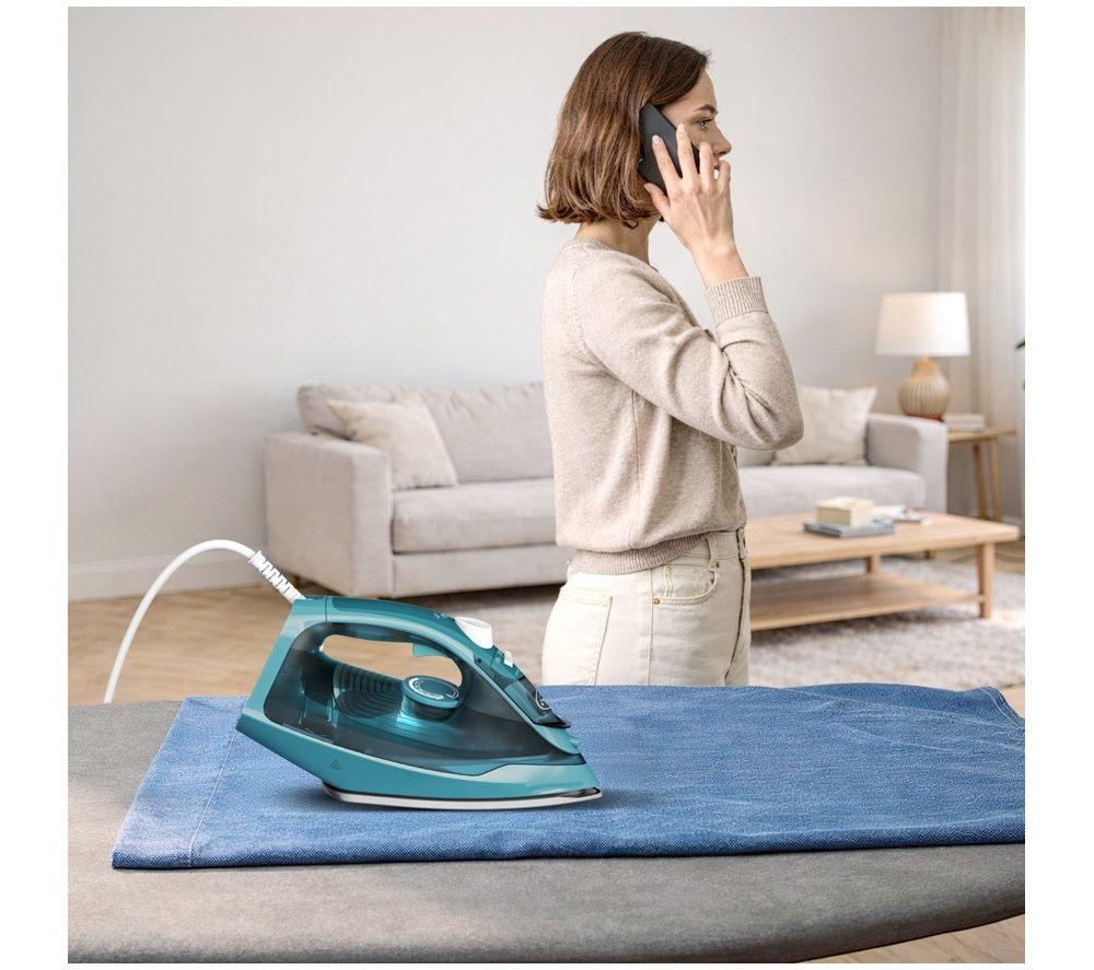 TEFAL Express Steam FV2870G0 Steam Iron - Teal image number 5 of 5
