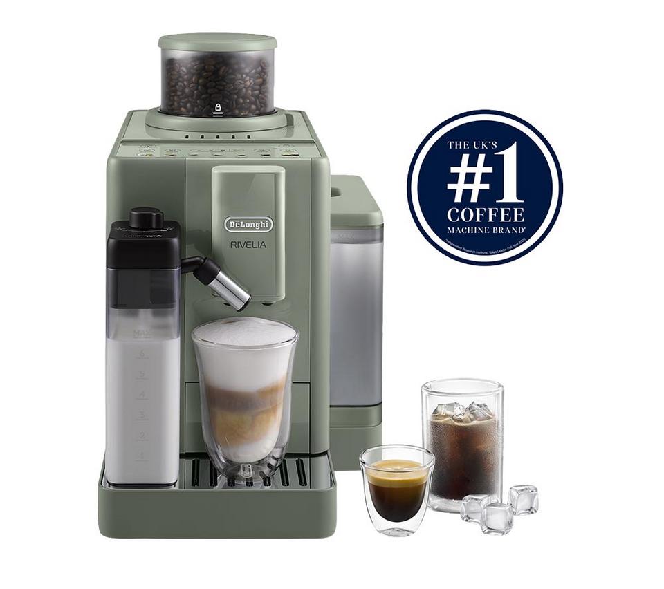 DELONGHI Rivelia Start EXAM420.55.GR Automatic Bean to Cup Coffee Machine - Green