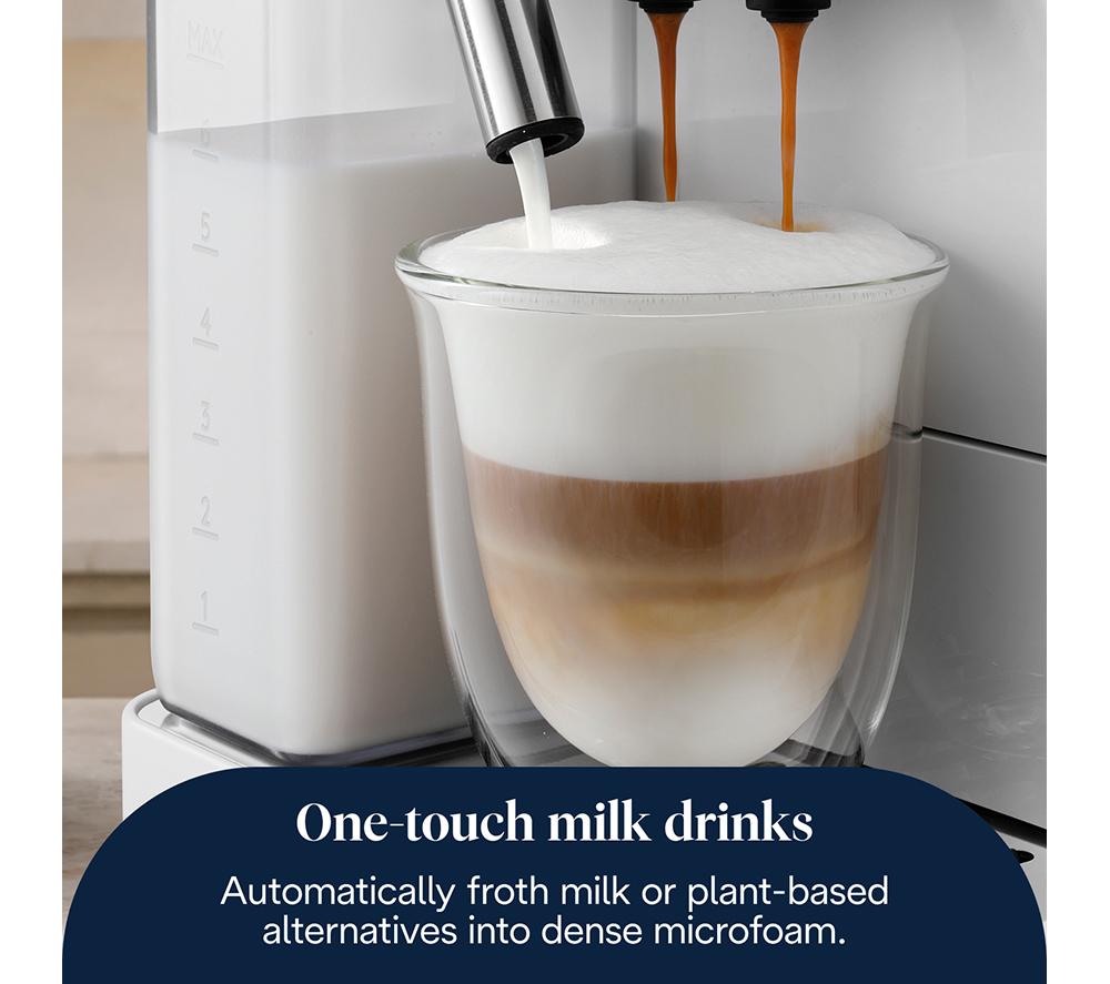DELONGHI (DLI) Rivelia Start EXAM420.55WXL Automatic Bean to Cup Coffee Machine - White image number 5 of 10