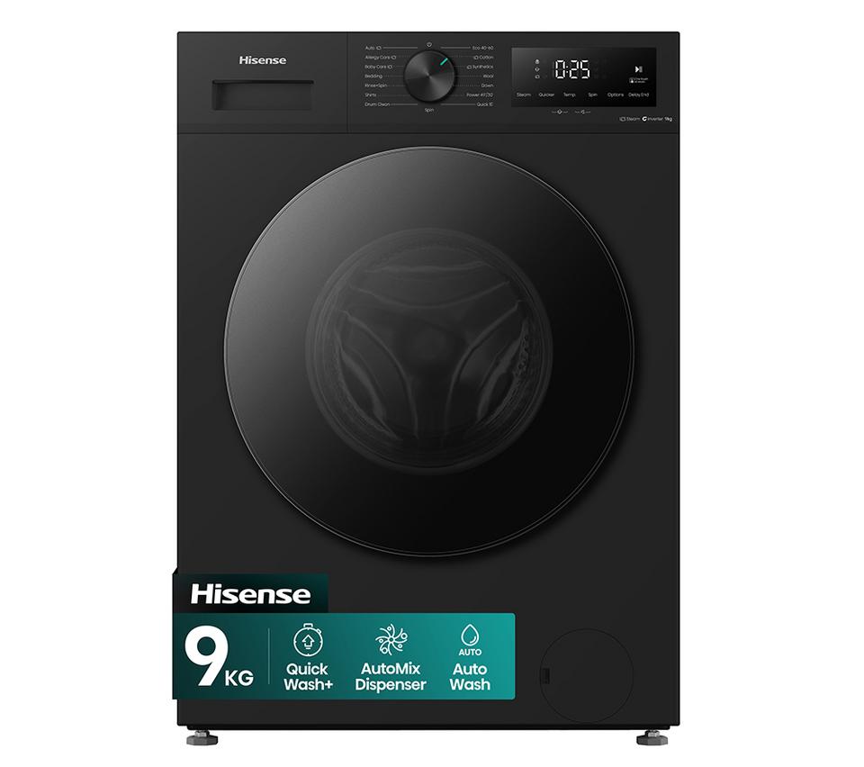 HISENSE 1i Series WF1I9042BBP2 9 kg 1400 Spin Washing Machine - Black