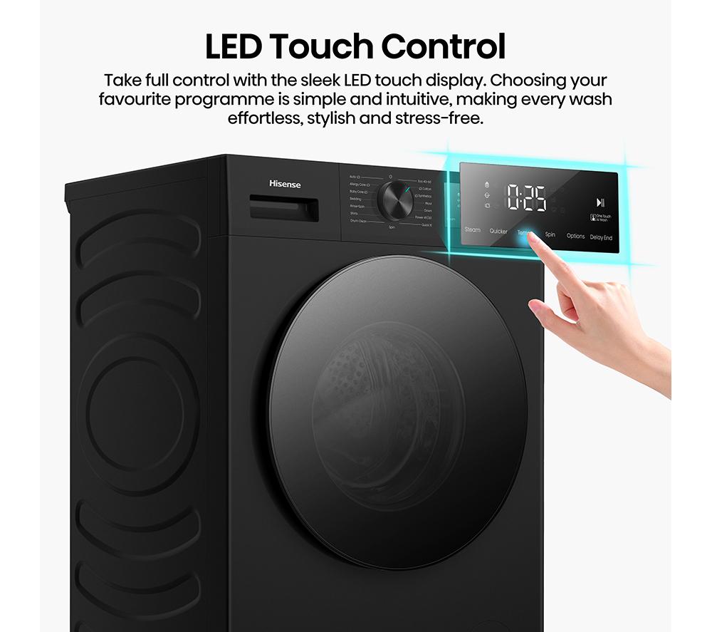 HISENSE 1i Series WF1I9042BBP2 9 kg 1400 Spin Washing Machine - Black image number 16 of 24