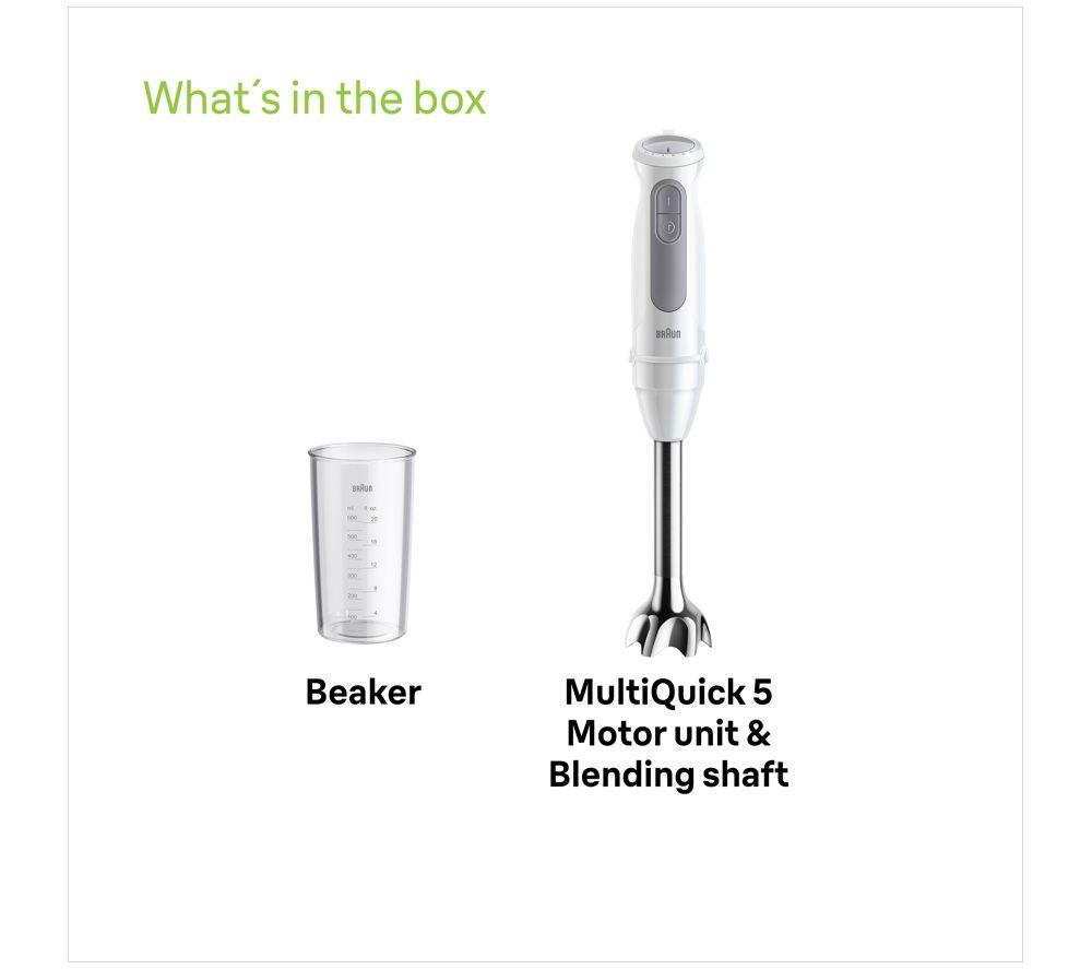 BRAUN MultiQuick MQ50001 Hand Blender - White image number 2 of 5