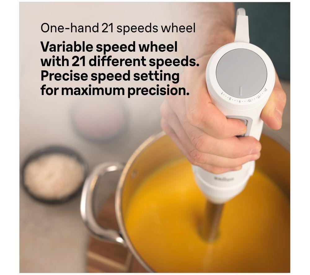BRAUN MultiQuick MQ50001 Hand Blender - White image number 5 of 5