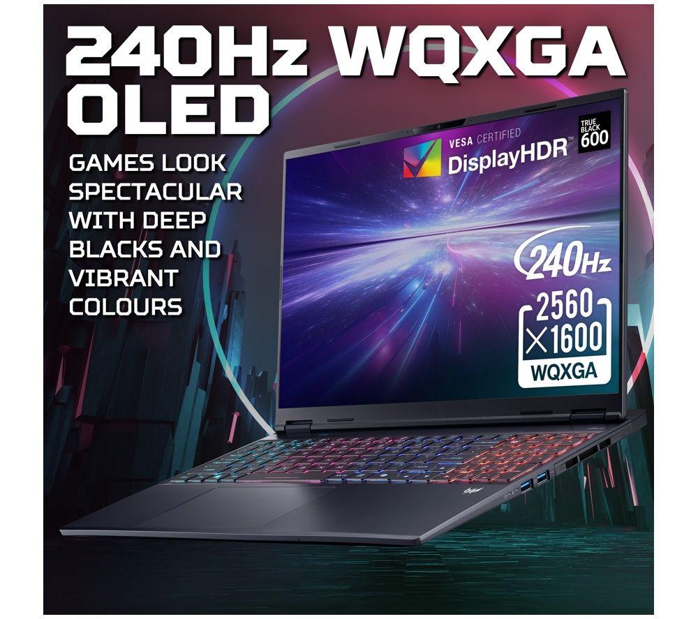 ACER Predator Helios 16S AI 16" Gaming Laptop - Intel&reg; Core&trade; Ultra 9, RTX 5070 Ti, 512 GB SSD image number 9 of 9