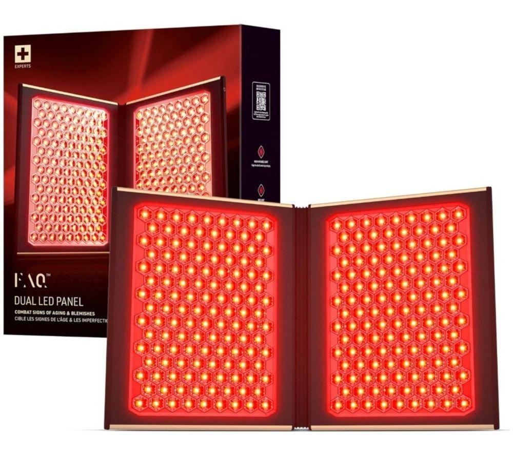 FOREO FAQ 617 Light Therapy Dual LED Panel - Black image number 2 of 5