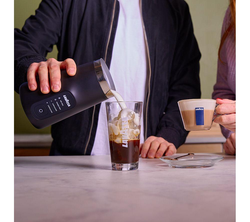 LAVAZZA Milk Easy Plus Electric Milk Frother - Black image number 2 of 3