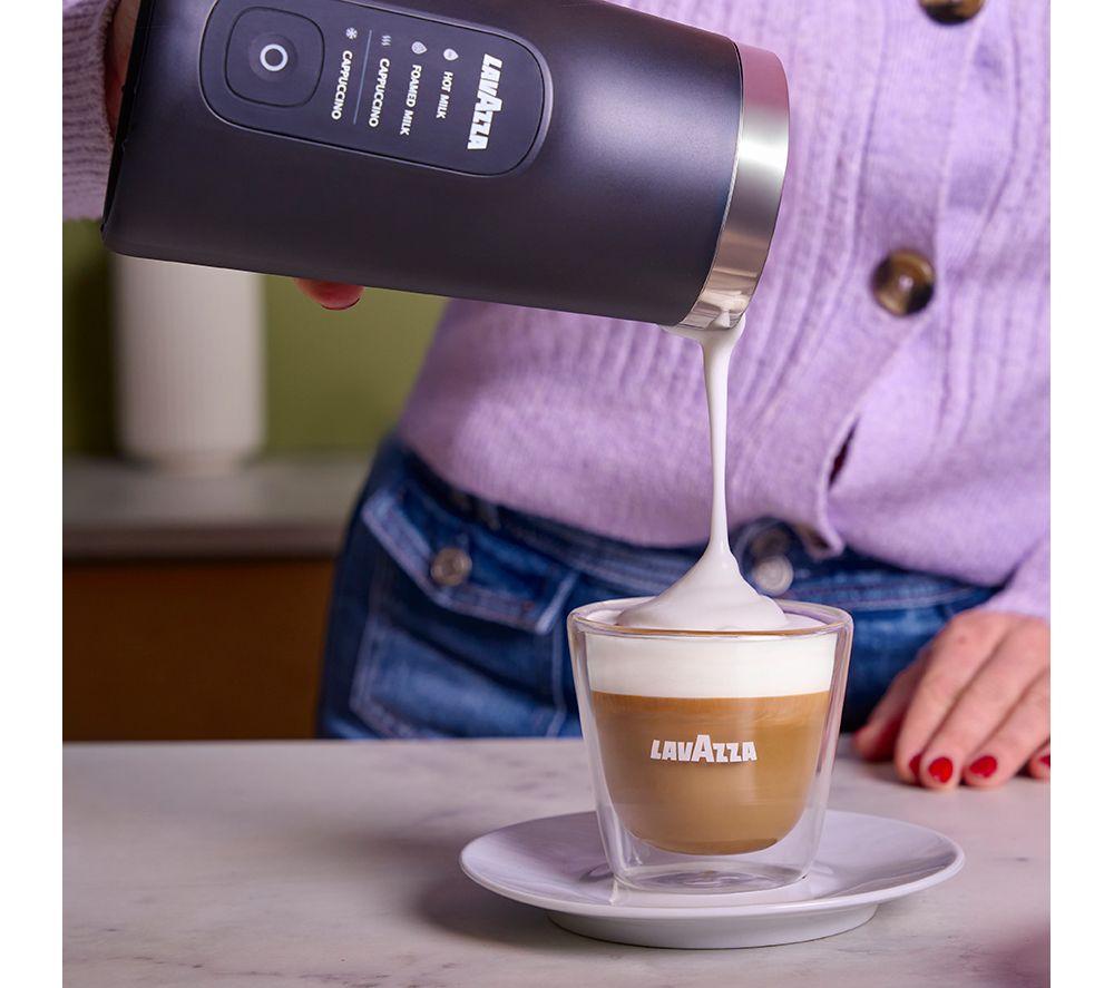 LAVAZZA Milk Easy Plus Electric Milk Frother - Black image number 3 of 3