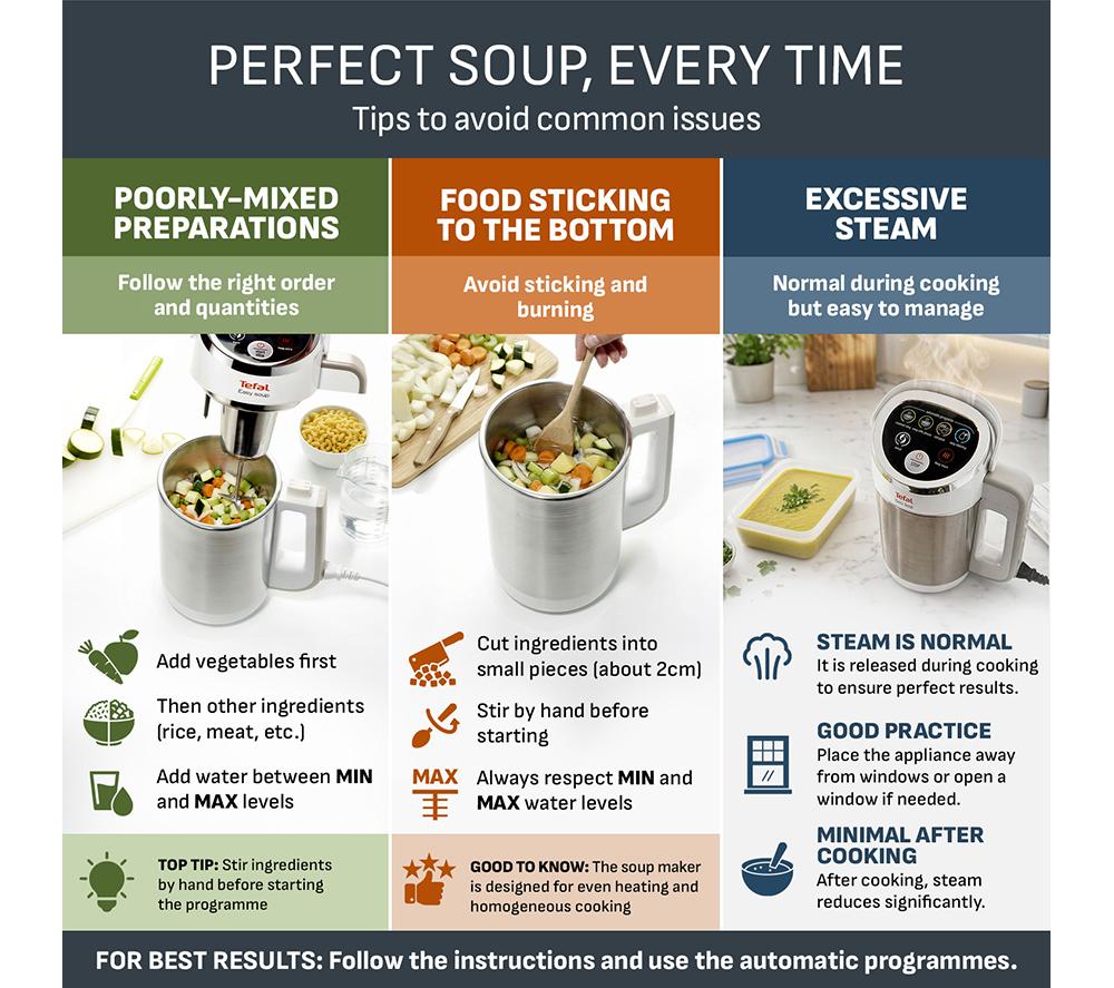 TEFAL BL841140 Easy Soup Maker - Silver image number 9 of 9