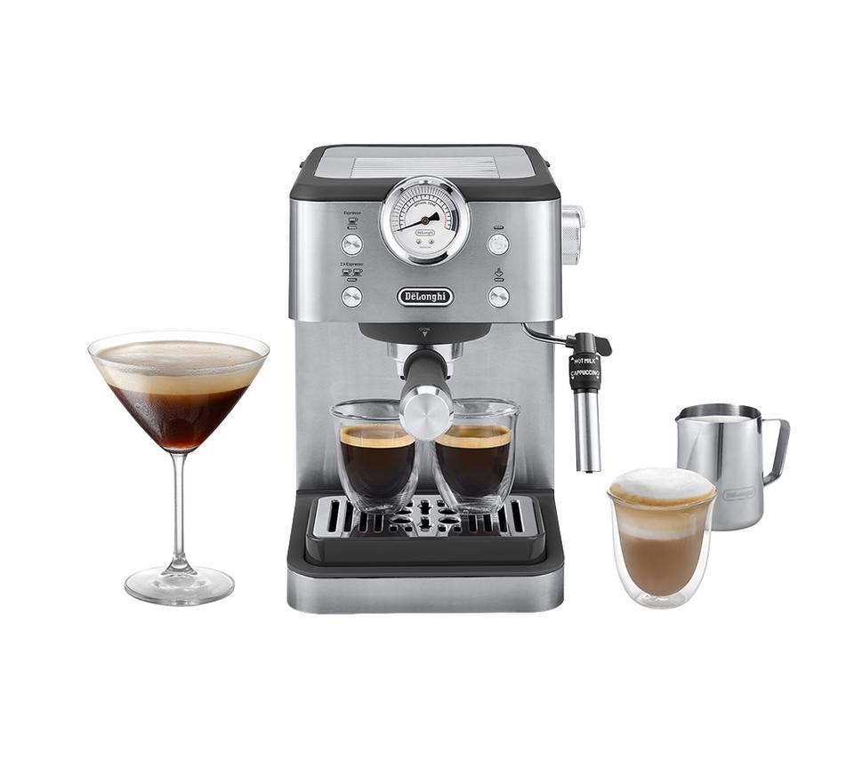 DELONGHI Linea Classics EM450.M Coffee Machine - Metal