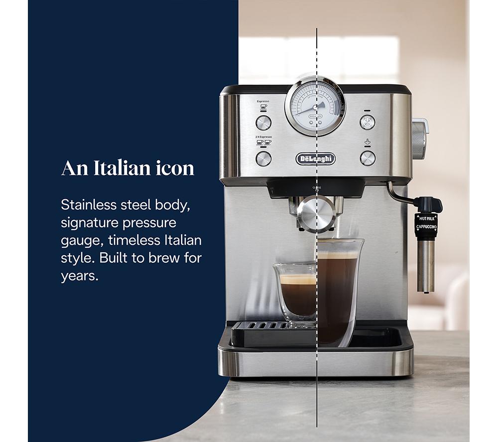 DELONGHI Linea Classics EM450.M Coffee Machine - Metal image number 6 of 8
