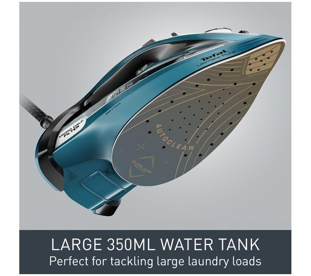 TEFAL Ultimate Pure+ FV9853G0 Steam Iron - Blue image number 4 of 5