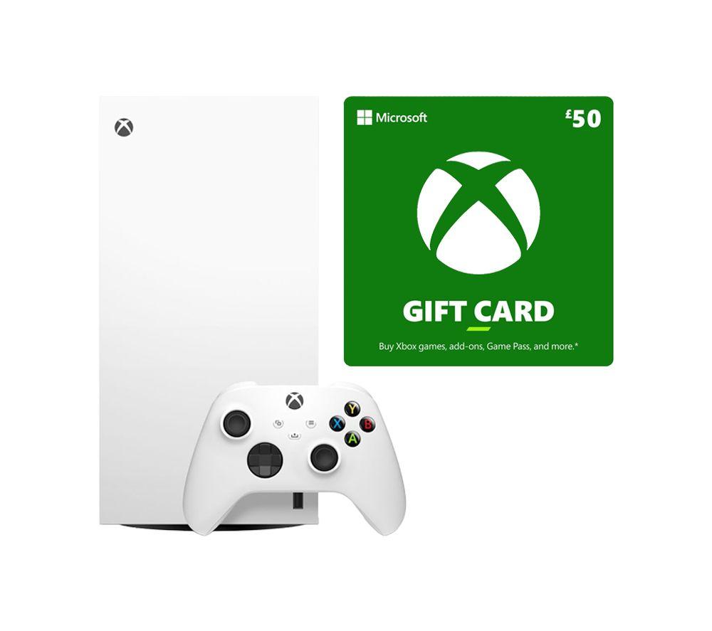 MICROSOFT XBOX Series X Digital Edition & Gift Card - £50 Bundle