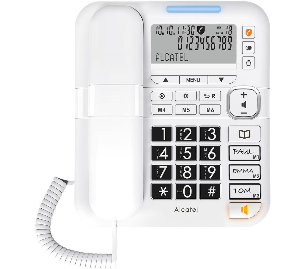 ALCATEL TMAX 70 Corded Phone - White image number 3 of 4