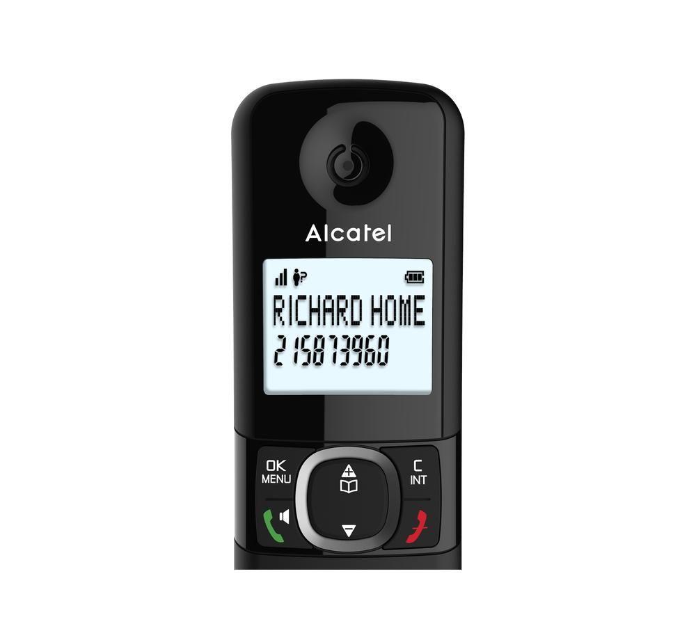 ALCATEL F860 Voice Solo AL3532 Cordless Phone - Black image number 2 of 3