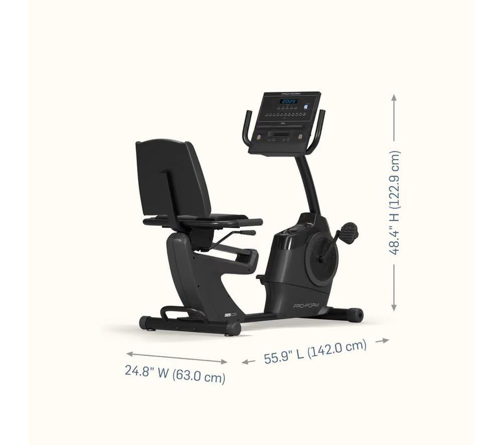 PROFORM 325 CSX Smart Bluetooth Exercise Bike - Black image number 4 of 7