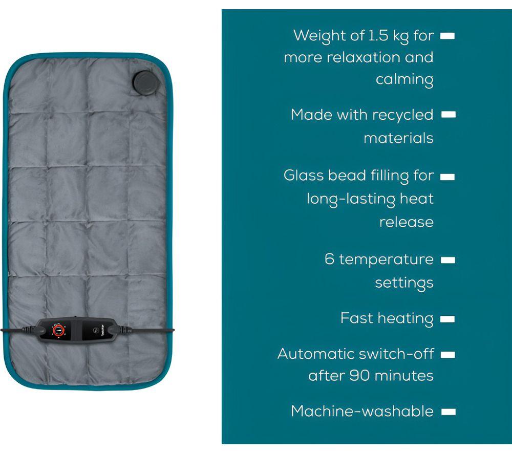 BEURER Green Planet HK 145 Heating Pad - Green & Grey image number 4 of 6