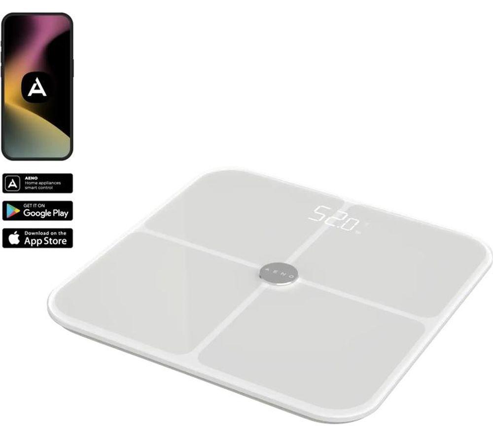 AENO BS1S ABS0001S Smart Bathroom Scale - White image number 2 of 5