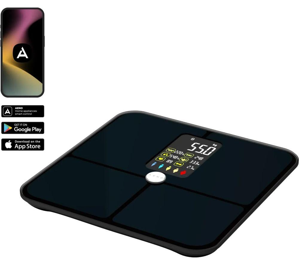 AENO BS2S ABS0002S Smart Bathroom Scale - Black image number 2 of 8