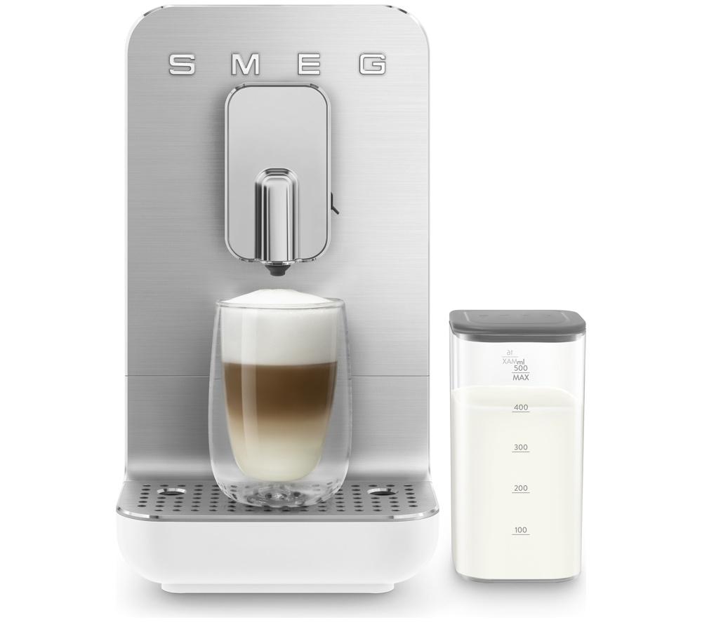 SMEG Collezione BCC13WHMUK Bean to Cup Coffee Machine - Matte White image number 4 of 10