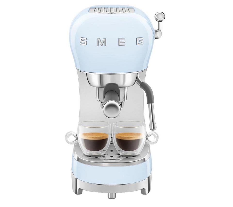 SMEG 50s Style ECF02PBUK Coffee Machine – Pastel Blue