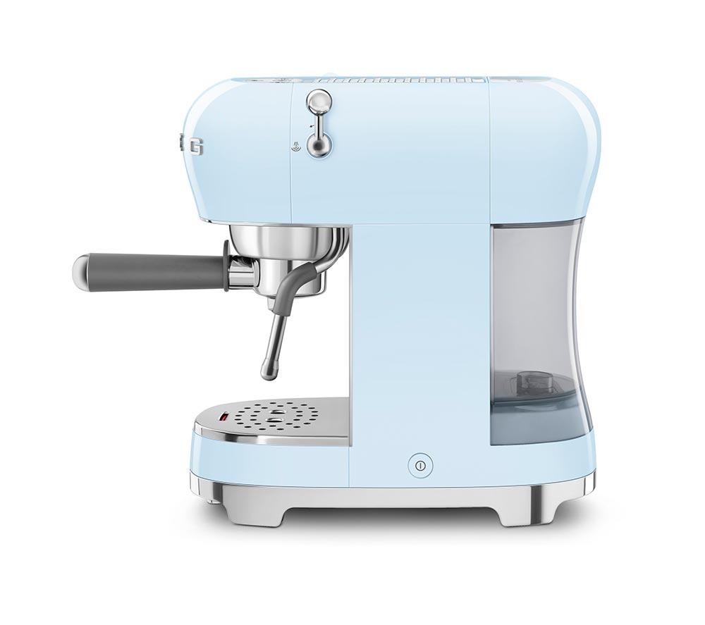 SMEG 50s Style ECF02PBUK Coffee Machine &ndash; Pastel Blue image number 2 of 9