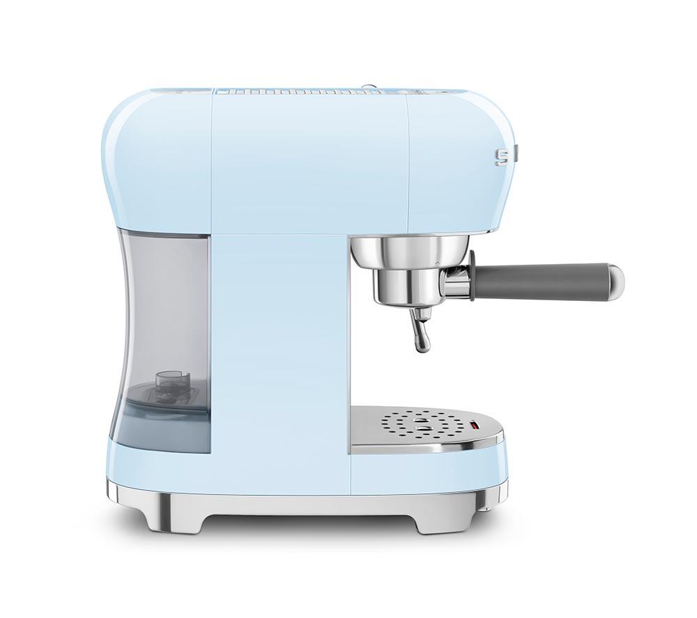 SMEG 50s Style ECF02PBUK Coffee Machine &ndash; Pastel Blue image number 3 of 9