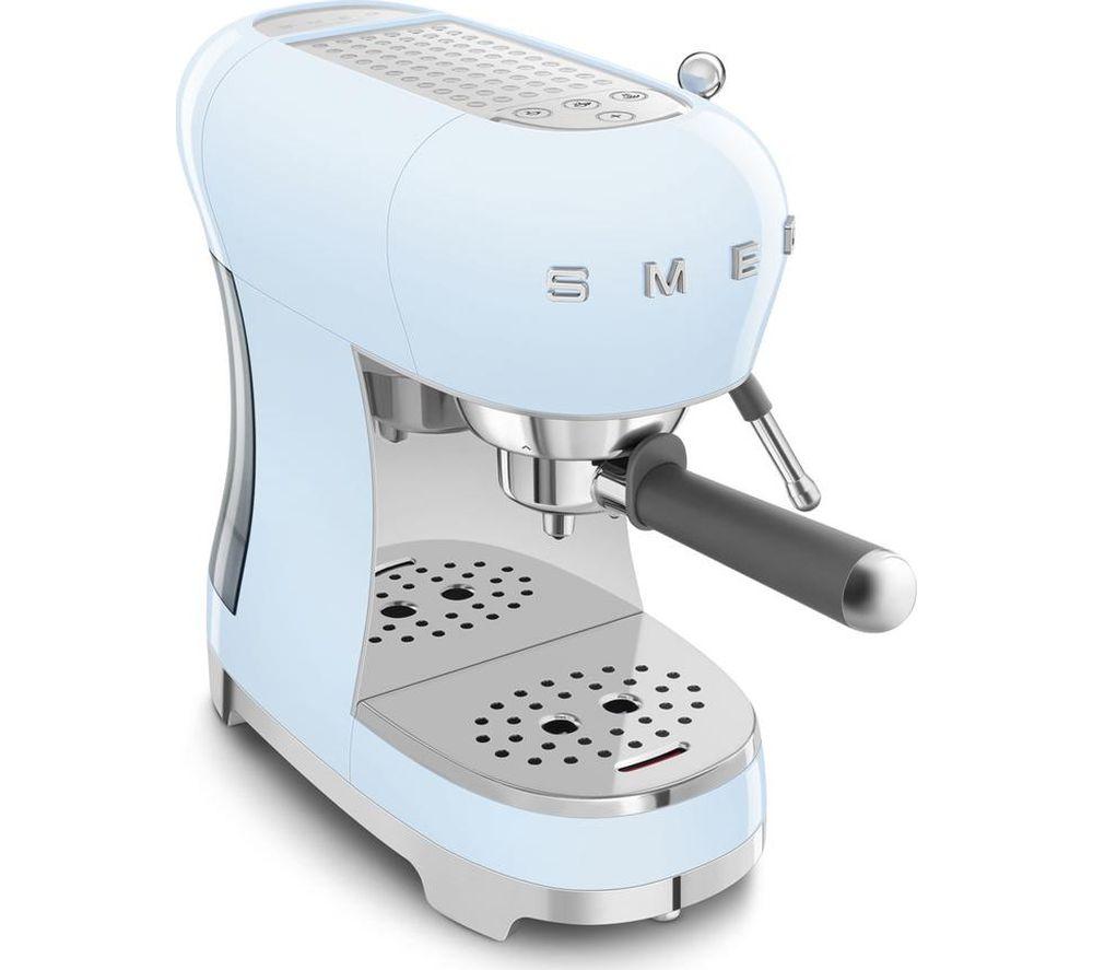 SMEG 50s Style ECF02PBUK Coffee Machine &ndash; Pastel Blue image number 6 of 9