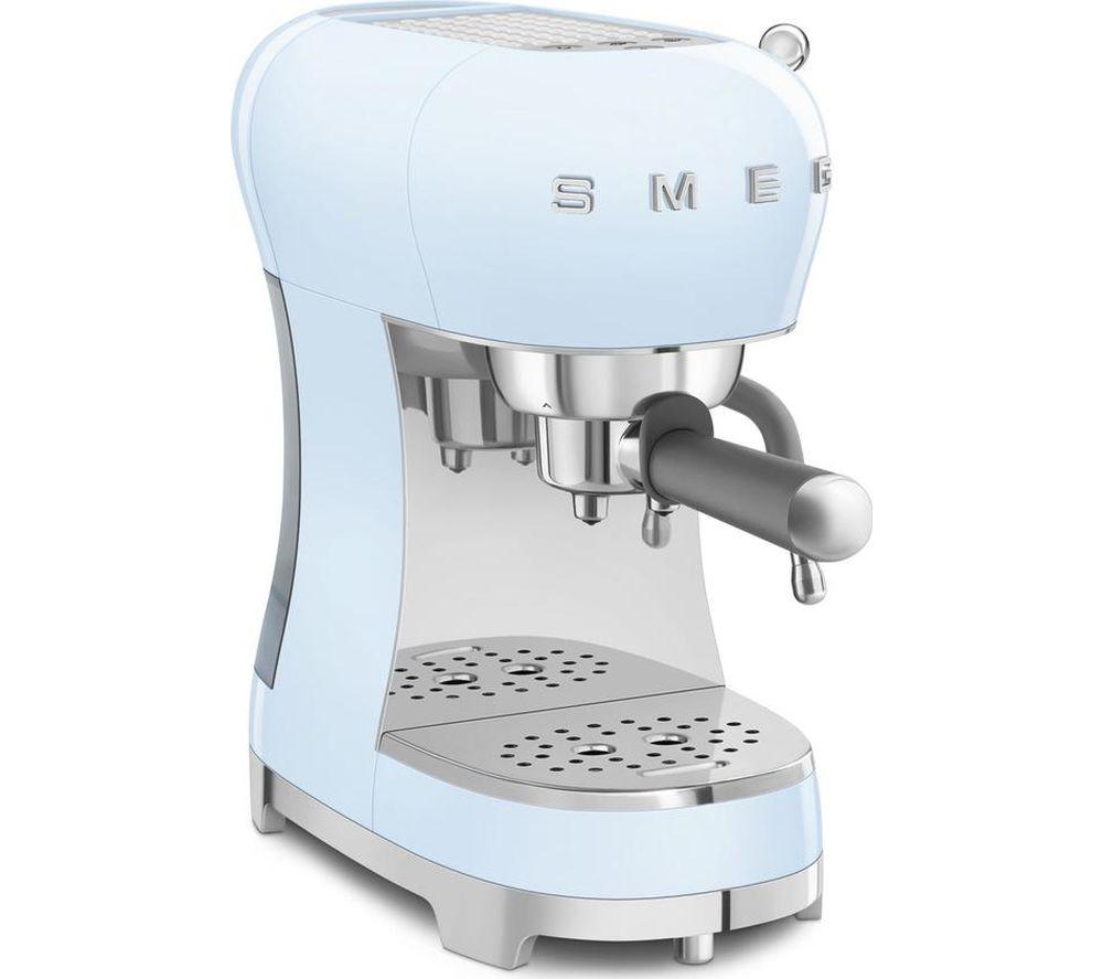 SMEG 50s Style ECF02PBUK Coffee Machine &ndash; Pastel Blue image number 7 of 9