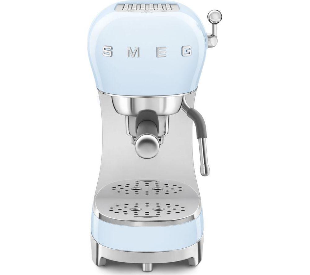 SMEG 50s Style ECF02PBUK Coffee Machine &ndash; Pastel Blue image number 8 of 9
