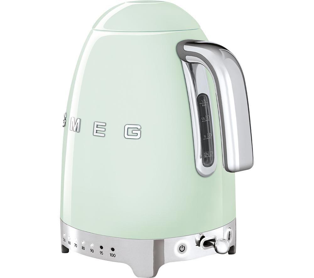 SMEG 50's Style KLF04PGUK Jug Kettle - Pastel Green image number 3 of 3