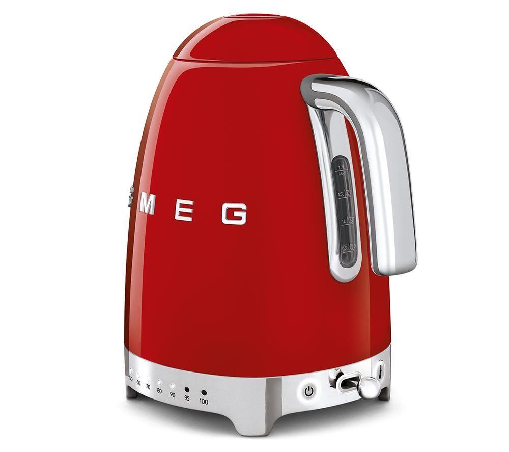 SMEG 50's Style KLF04RDUK Jug Kettle - Red image number 3 of 3