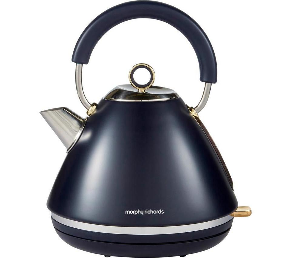 MORPHY RICHARDS Accents Gold 102045 Traditional Kettle - Navy