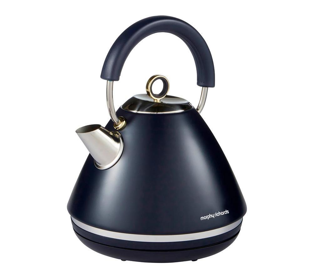 MORPHY RICHARDS Accents Gold 102045 Traditional Kettle - Navy image number 6 of 8