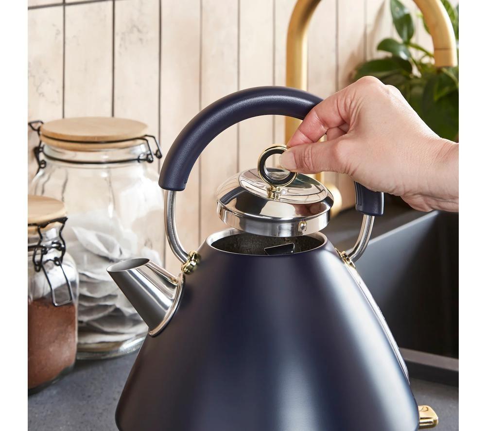 MORPHY RICHARDS Accents Gold 102045 Traditional Kettle - Navy image number 8 of 8
