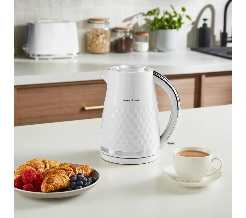 MORPHY RICHARDS Hive 108274 Electric Jug Kettle - White image number 4 of 8