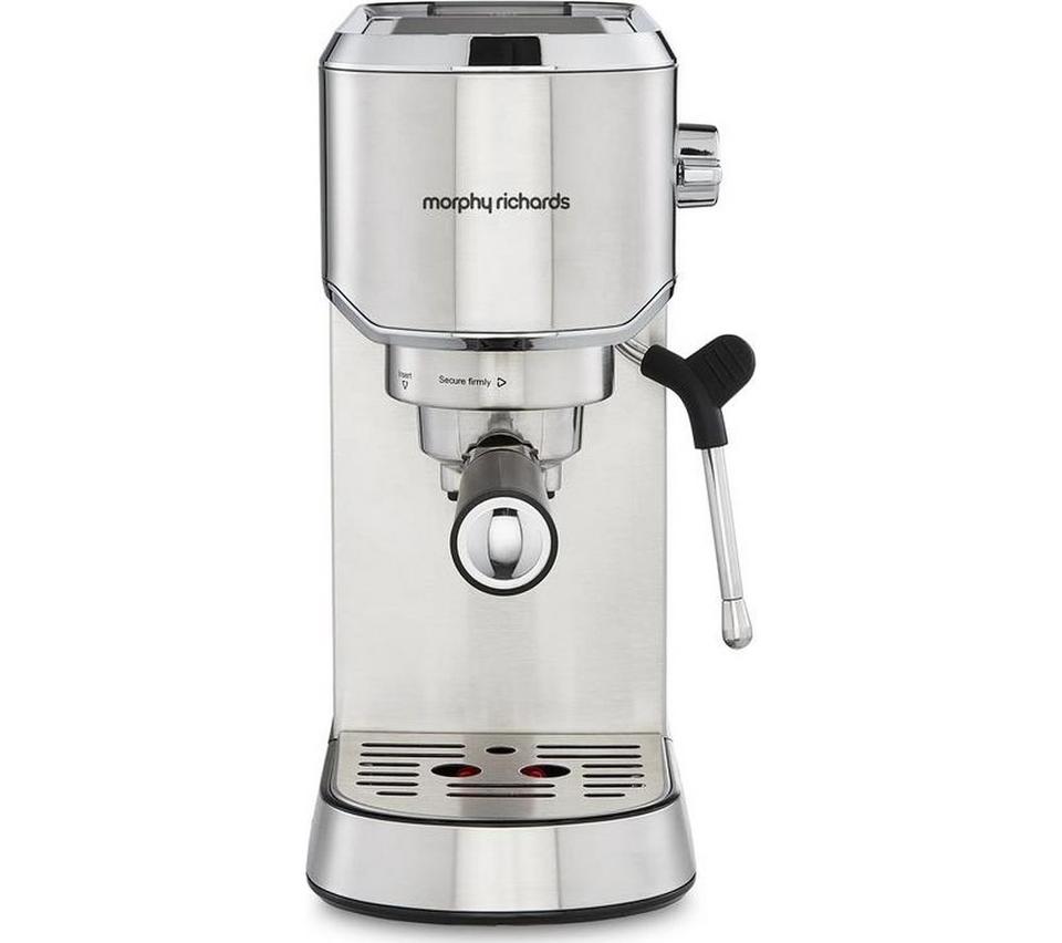 MORPHY RICHARDS Signature Espresso Coffee Machine - Stainless Steel