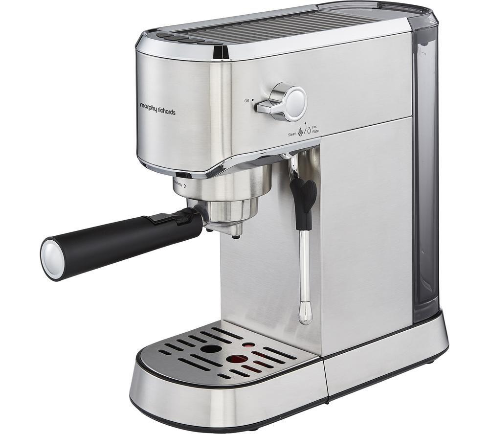 MORPHY RICHARDS Signature Espresso Coffee Machine - Stainless Steel image number 2 of 11