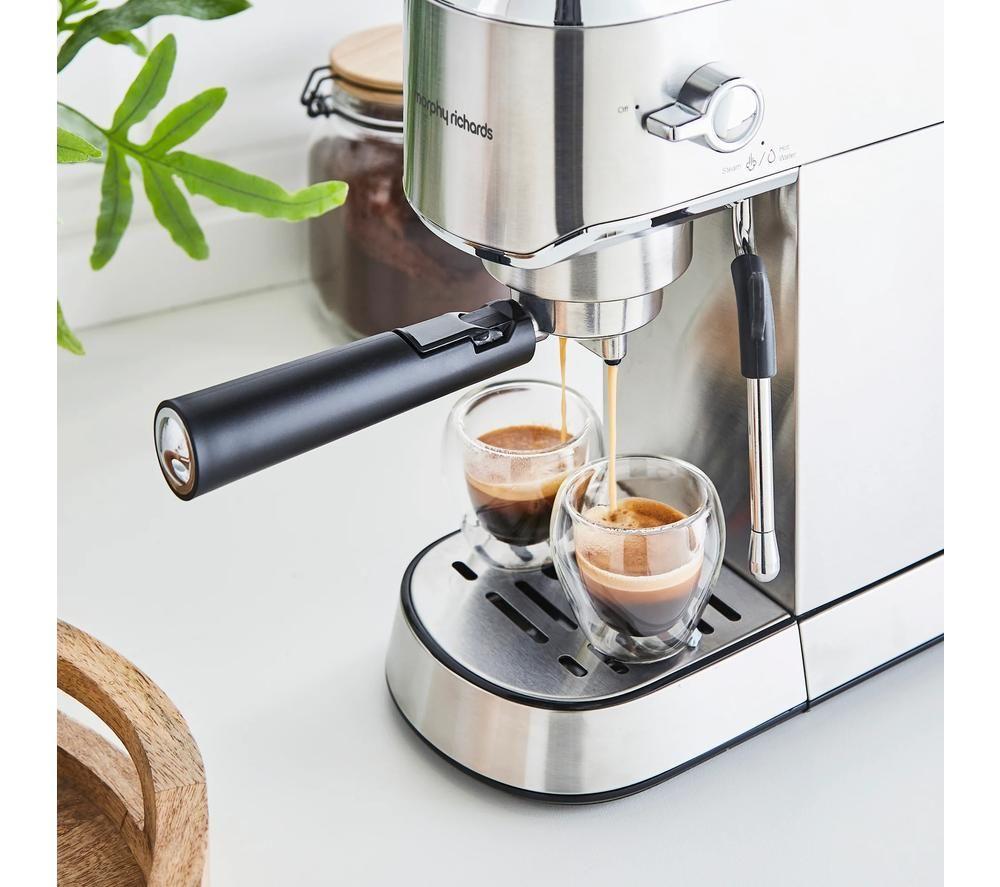 MORPHY RICHARDS Signature Espresso Coffee Machine - Stainless Steel image number 6 of 11