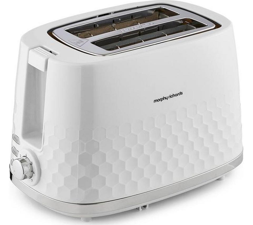 MORPHY RICHARDS Hive 220034 2-Slice Toaster - White
