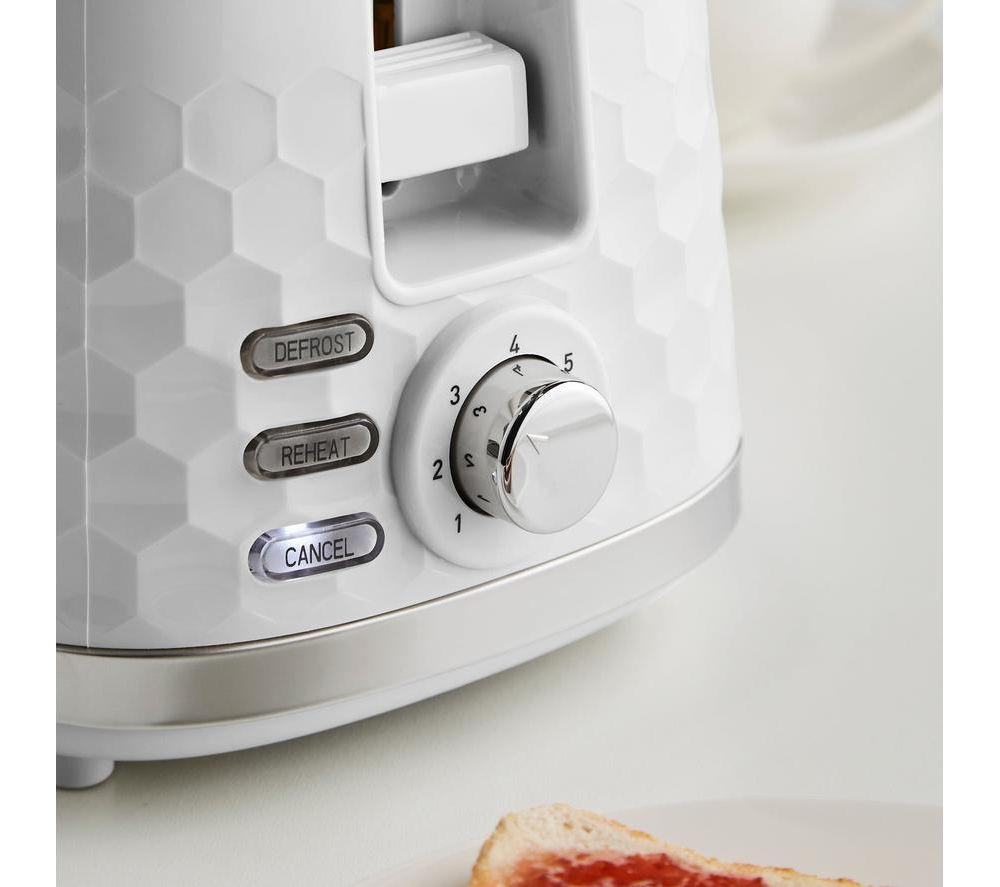 MORPHY RICHARDS Hive 220034 2-Slice Toaster - White image number 4 of 7