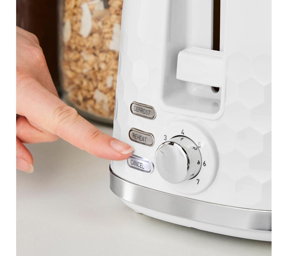 MORPHY RICHARDS Hive 220034 2-Slice Toaster - White image number 5 of 7