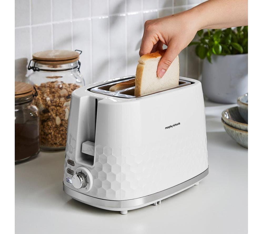 MORPHY RICHARDS Hive 220034 2-Slice Toaster - White image number 6 of 7