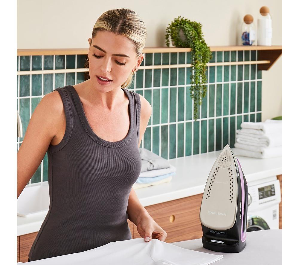 MORPHY RICHARDS Turbosteam 303140 Steam Iron - Purple image number 2 of 12