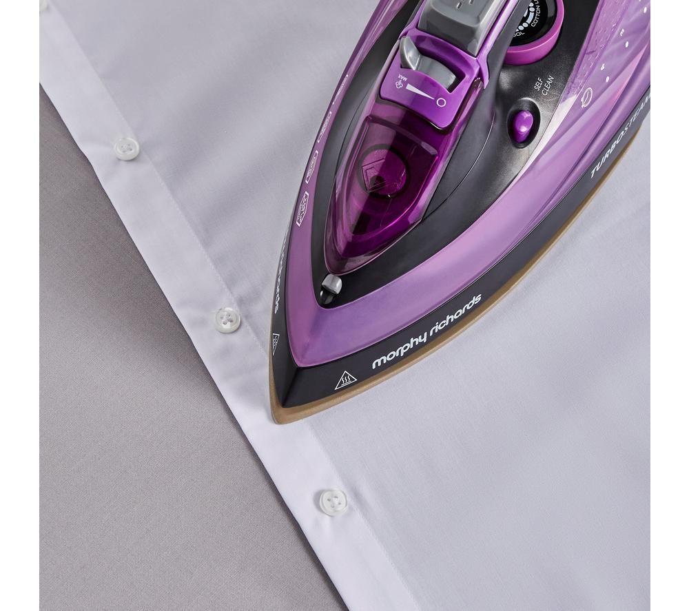 MORPHY RICHARDS Turbosteam 303140 Steam Iron - Purple image number 3 of 12