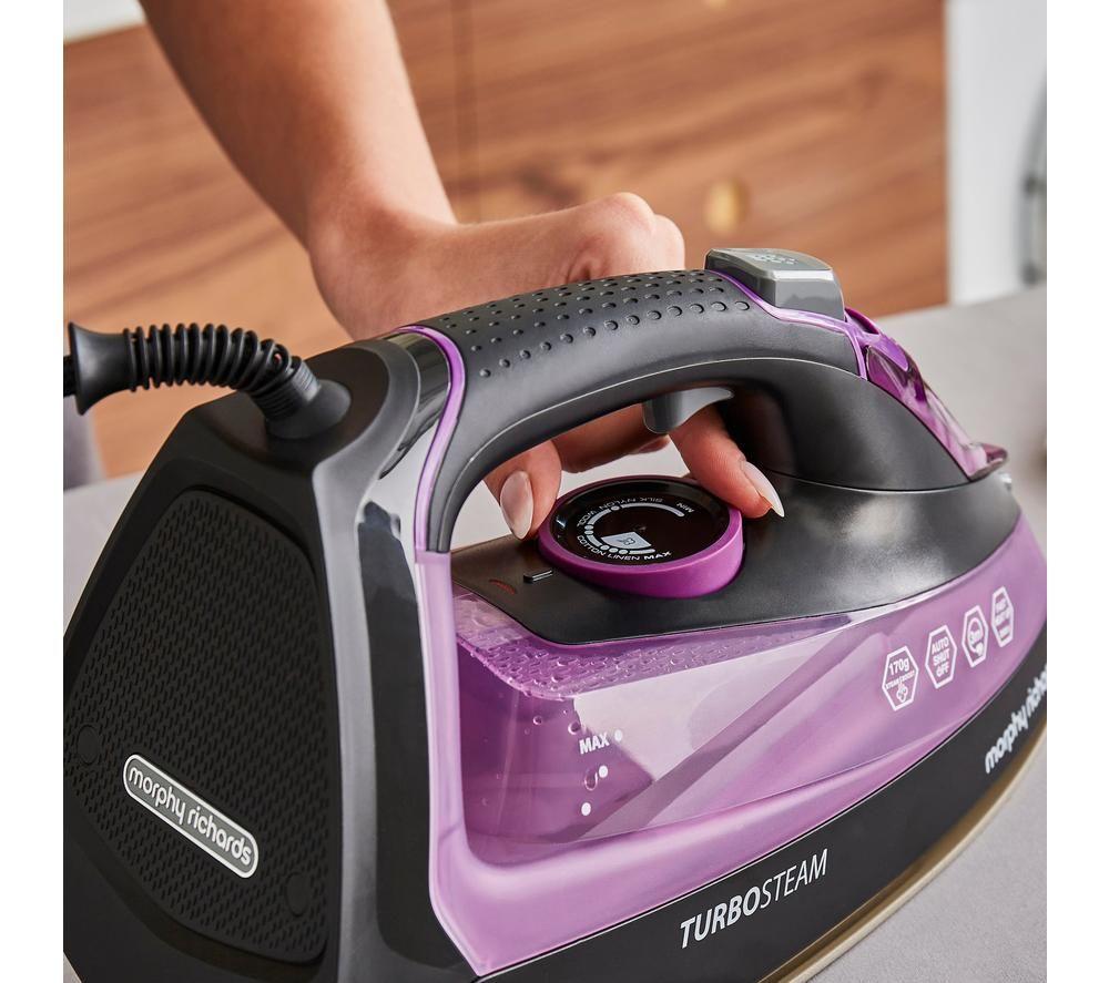 MORPHY RICHARDS Turbosteam 303140 Steam Iron - Purple image number 4 of 12