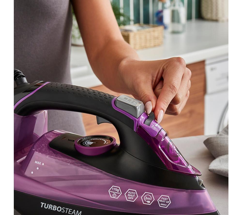 MORPHY RICHARDS Turbosteam 303140 Steam Iron - Purple image number 5 of 12