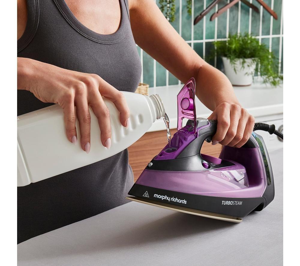 MORPHY RICHARDS Turbosteam 303140 Steam Iron - Purple image number 7 of 12