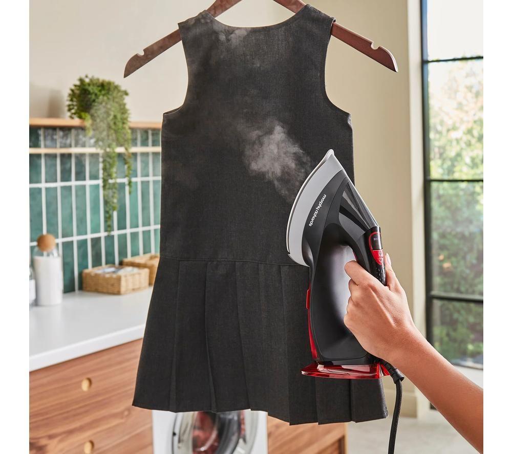 MORPHY RICHARDS Turbosteam 361001 2-in-1 Garment Steamer & Iron - Black image number 11 of 13