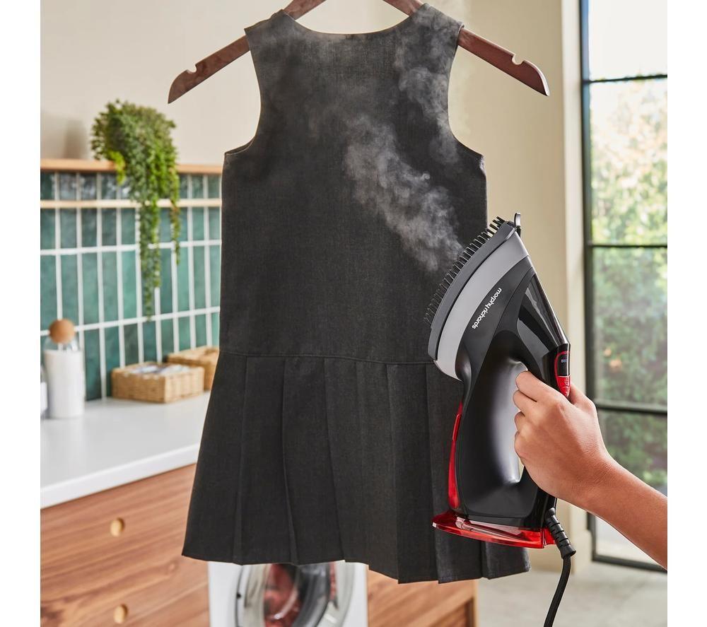 MORPHY RICHARDS Turbosteam 361001 2-in-1 Garment Steamer & Iron - Black image number 13 of 13