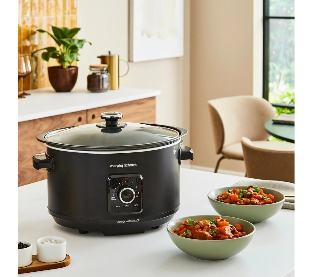 MORPHY RICHARDS Easy Time 461021 Slow Cooker - Black image number 5 of 11